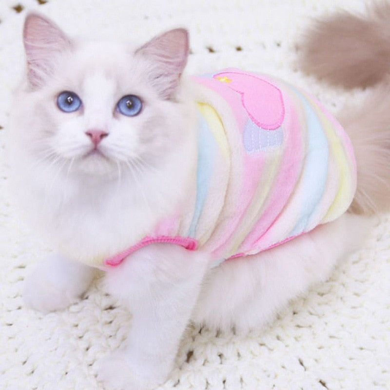 17styles Cat Clothes Winter Warm Pet Dog Jacket Coat Puppy Clothing Hoodies for Small Medium Cats Kitten Clothes  Pets Clothes