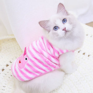 17styles Cat Clothes Winter Warm Pet Dog Jacket Coat Puppy Clothing Hoodies for Small Medium Cats Kitten Clothes  Pets Clothes