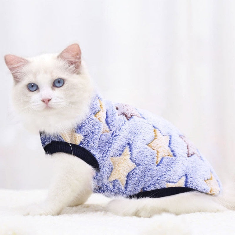 17styles Cat Clothes Winter Warm Pet Dog Jacket Coat Puppy Clothing Hoodies for Small Medium Cats Kitten Clothes  Pets Clothes