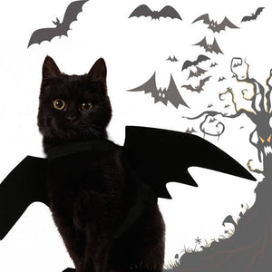 Cute Halloween Cat Dog Costume Small Pet Cat Bat Wings  Fancy Dress Up Halloween Cat Accessories 2019 Halloween Decorations