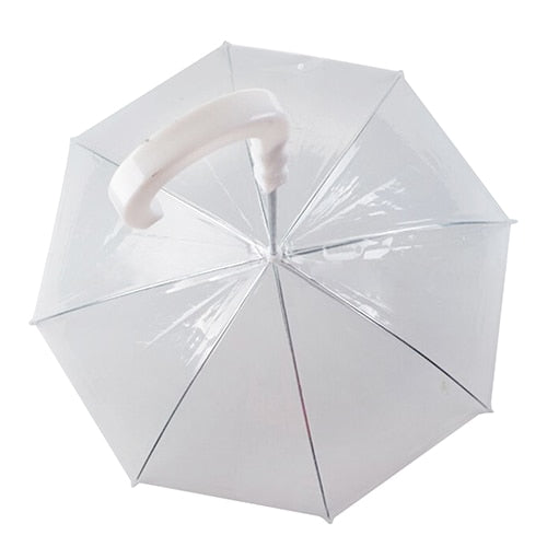 Dog Walking Waterproof Clear Cover Built-in Leash Rain Sleet Snow Pet Umbrella Pet Products