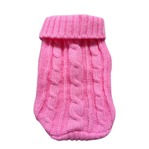 Dog Winter Clothes Knitted Pet Clothes For Small Medium Dogs Chihuahua Puppy Pet Sweater Yorkshire Pure Dog Sweater Ropa Perro