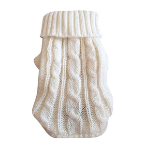 Dog Winter Clothes Knitted Pet Clothes For Small Medium Dogs Chihuahua Puppy Pet Sweater Yorkshire Pure Dog Sweater Ropa Perro