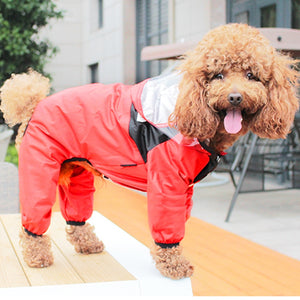 Pet Dog Raincoat The Dog Face Pet Clothes Jumpsuit Waterproof Dog  Jacket Dogs Water Resistant Clothes for Dogs Pet Coat