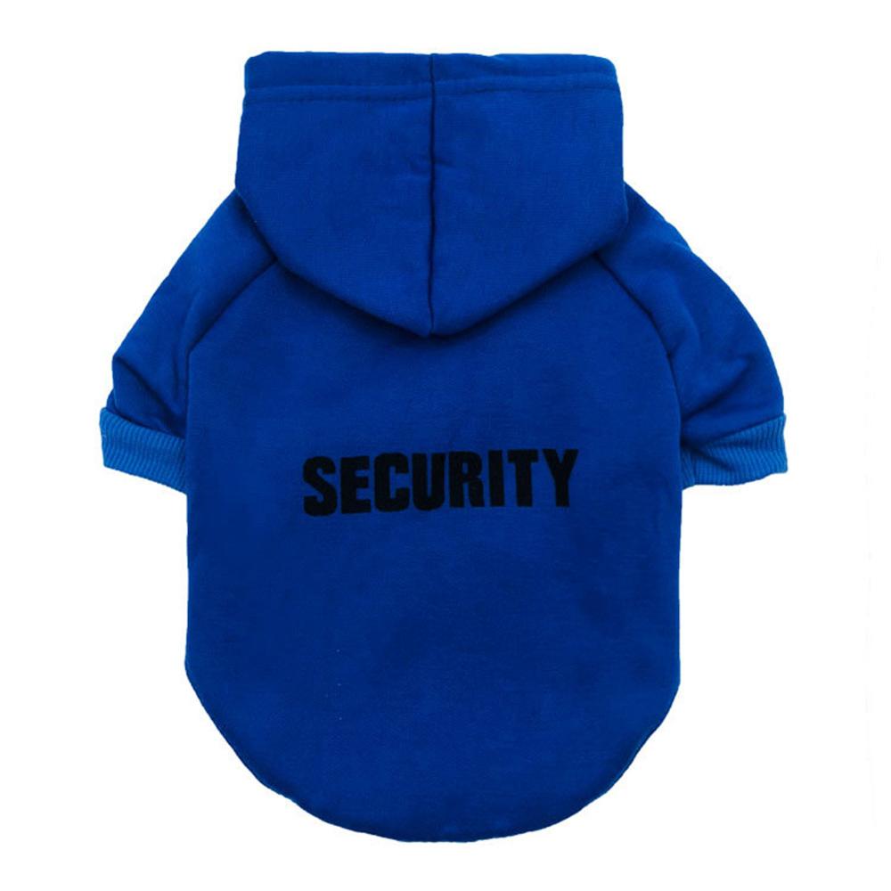 Security Cat Clothes Pet Cat Coats Jacket Hoodies For Cats Outfit Warm Pet Clothing Rabbit Animals Pet Costume for Pet Dogs