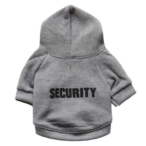 Security Cat Clothes Pet Cat Coats Jacket Hoodies For Cats Outfit Warm Pet Clothing Rabbit Animals Pet Costume for Pet Dogs