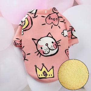 Sweet Pet Cat Clothes for Cats Winter Cat Costume Katten Gotas Kedi Hoodie Sweater Puppy Clothing Pet Products disfraz para gato