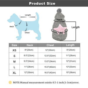 Warm Pet Cat Clothes Winter Cat Dog Coat Jacket Pet Puppy Sweater Hoodies For Small Medium Dogs Cats Chihuahua  Clothes